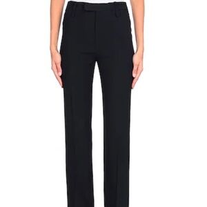 Chloé Black Tailored Straight Leg Dress Pants Size 40 IT / US 4 Luxury